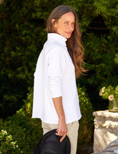 Load image into Gallery viewer, Frank &amp; Eileen Triple Fleece Popover Henley in White
