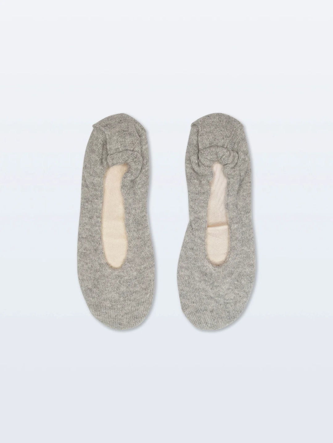 White + Warren Cashmere Ballet Slipper In Grey Heather