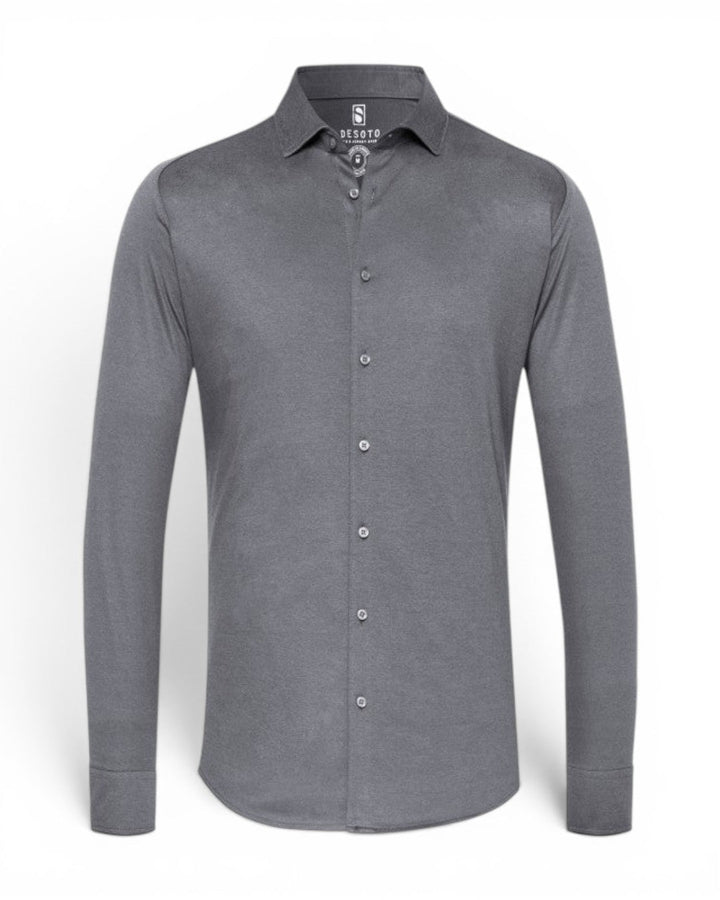 Desoto Ls Jersey Shirt In Grey