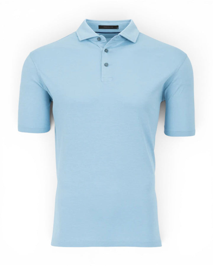Greyson Omaha Polo In Wolf Blue