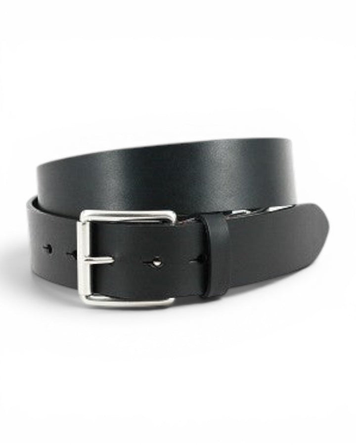 Torino Belts Hand Burnished Bridle Leather Color: Black