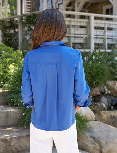 Frank &amp; Eileen Untuckable Button-Up Shirt in Royal Blue