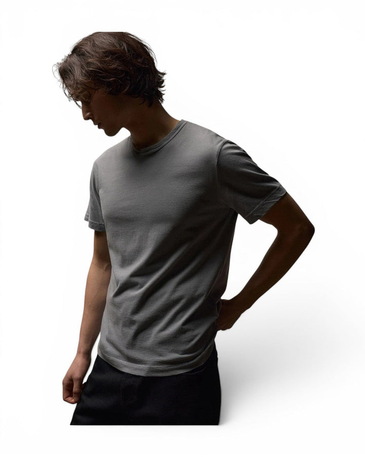 James Perse Men Short Sleeve Crew Neck In Ore