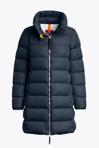 Parajumpers Women's Malandra Long Puffer in Blue Navy