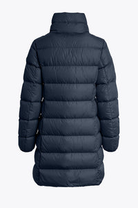 Parajumpers Women's Malandra Long Puffer in Blue Navy