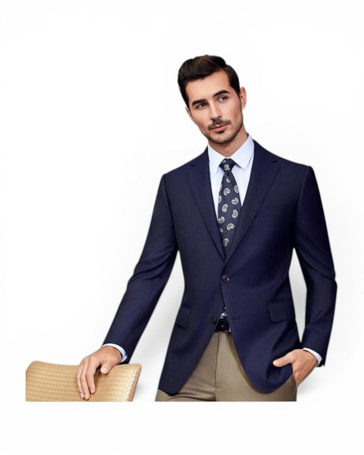 Paul Betenly Wool/Cashmere Blazer In Navy