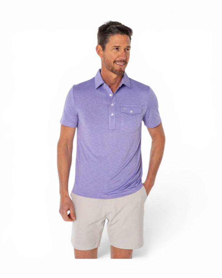 Criquet Heather Performance Sports Players Shirt Lavender