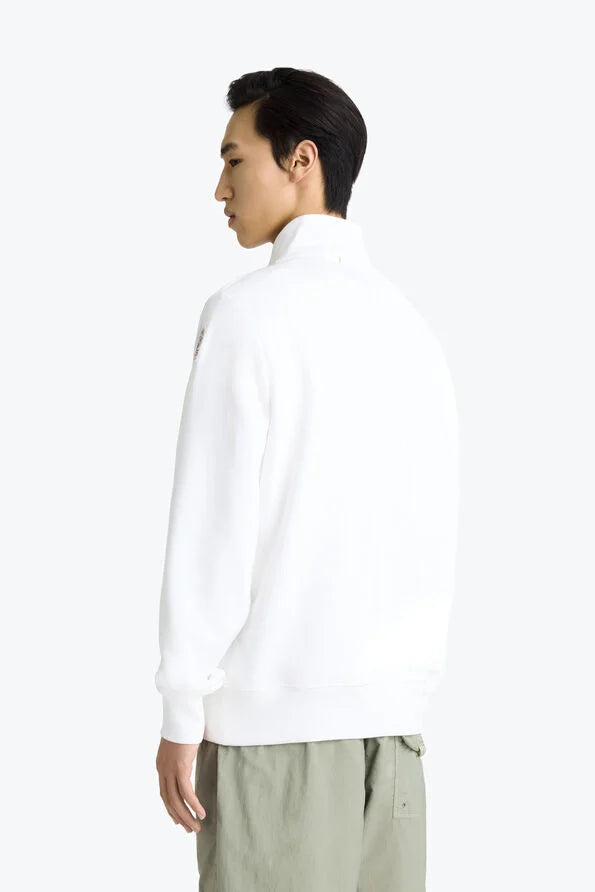 Parajumpers Broad Peak Half-Zip Fleece In White