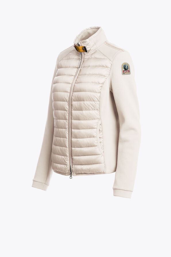 Parajumpers Dannete Hybrid Jacket In Blush White