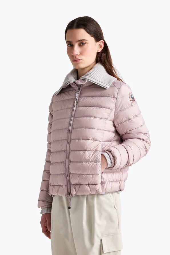 Parajumper EMILIA - SHORT DOWN JACKET in Vintage Lilac