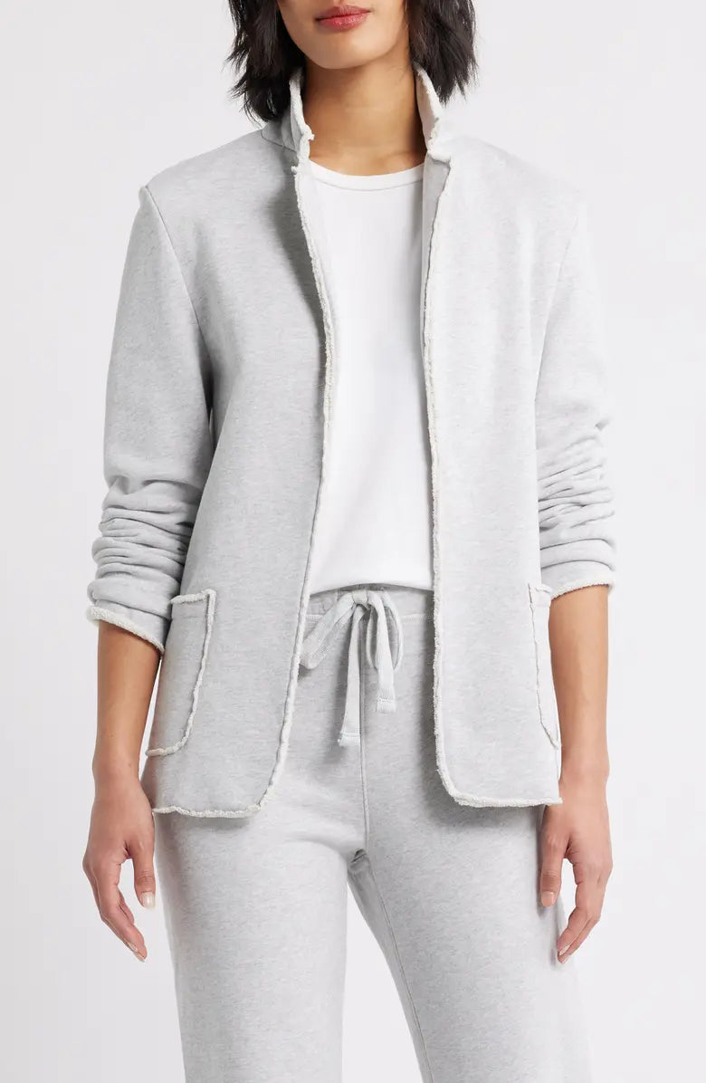 Frank &amp; Eileen Dublin Knit Blazer In Gray