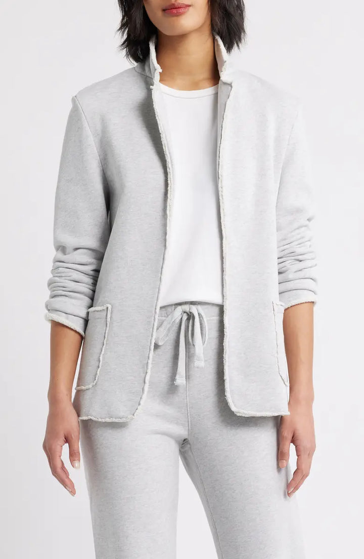 Frank &amp; Eileen Dublin Knit Blazer In Gray