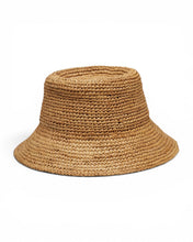 Load image into Gallery viewer, Wyeth Tali Raffia Bucket In Camel

