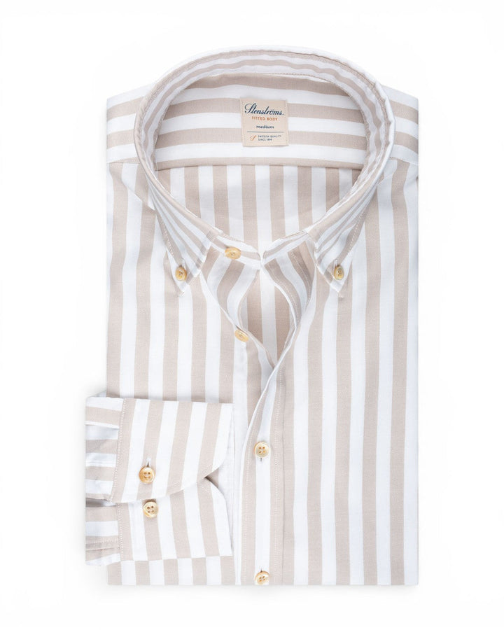 Stenstroms Light Purple Striped Shirt