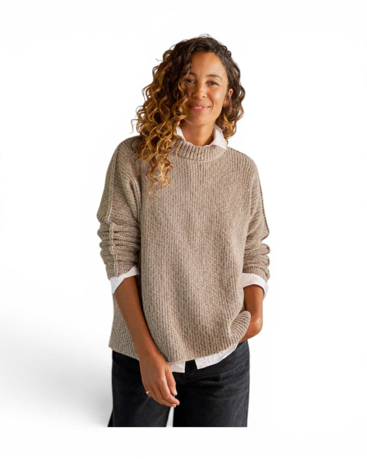 Frank &amp; Eileen Montecito Pullover Sweater In Dune