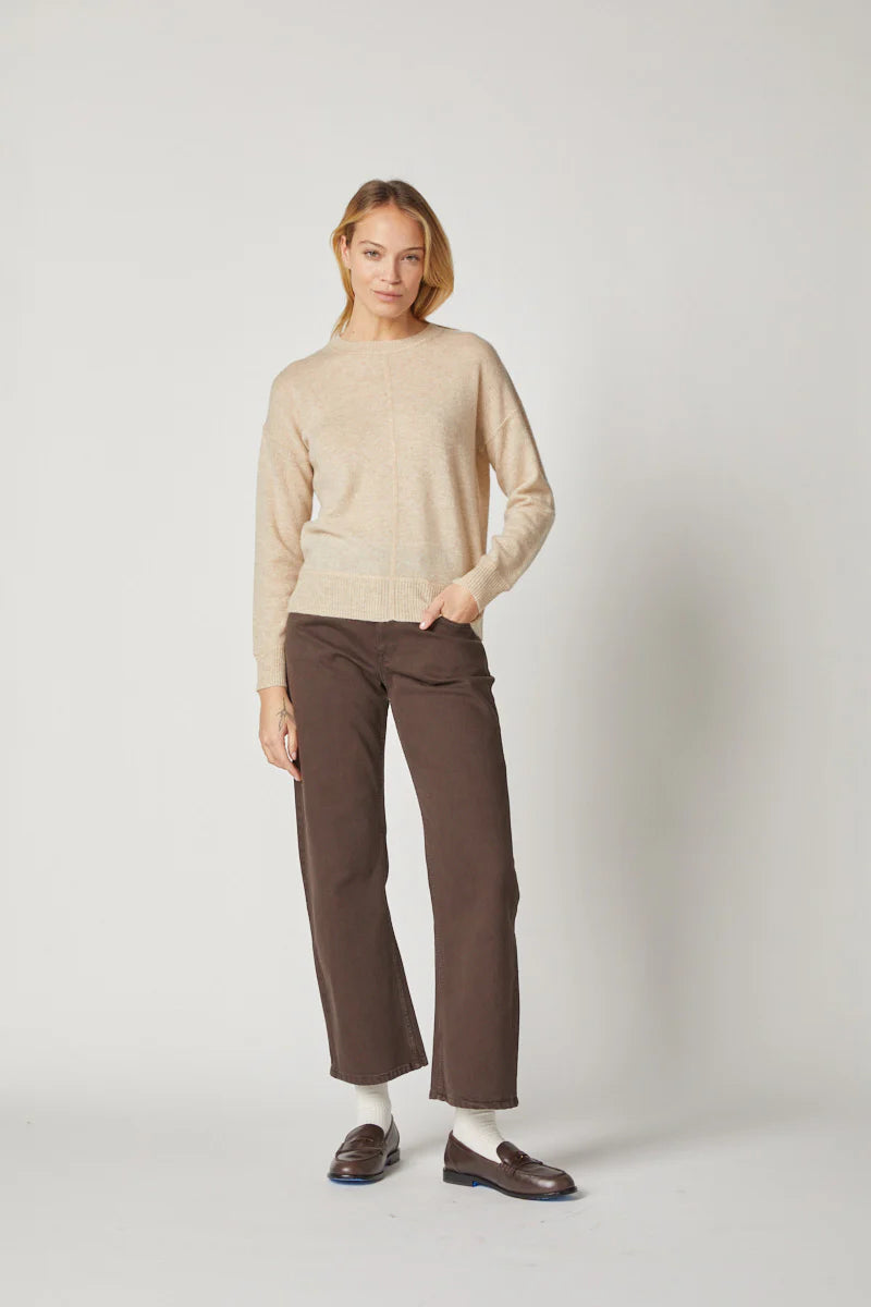 Kokun Crew With Lurex Coverstitch