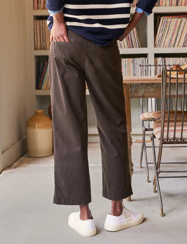 Frank &amp; Eileen Westport Italian Wide-Leg Chino In Irish Coffee