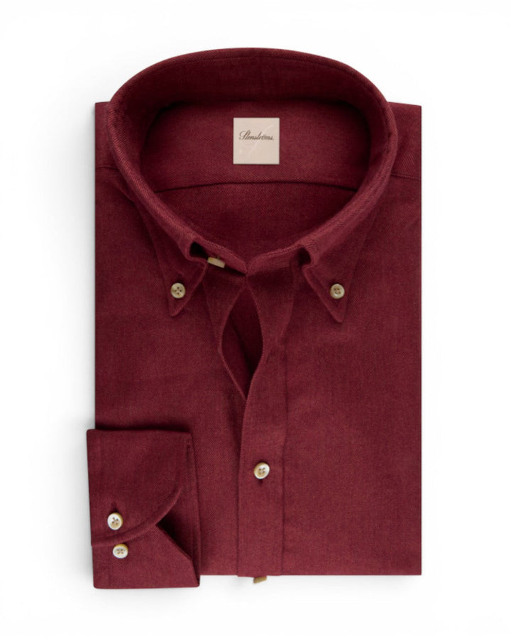 Stenstroms Dark Red Flannel Shirt