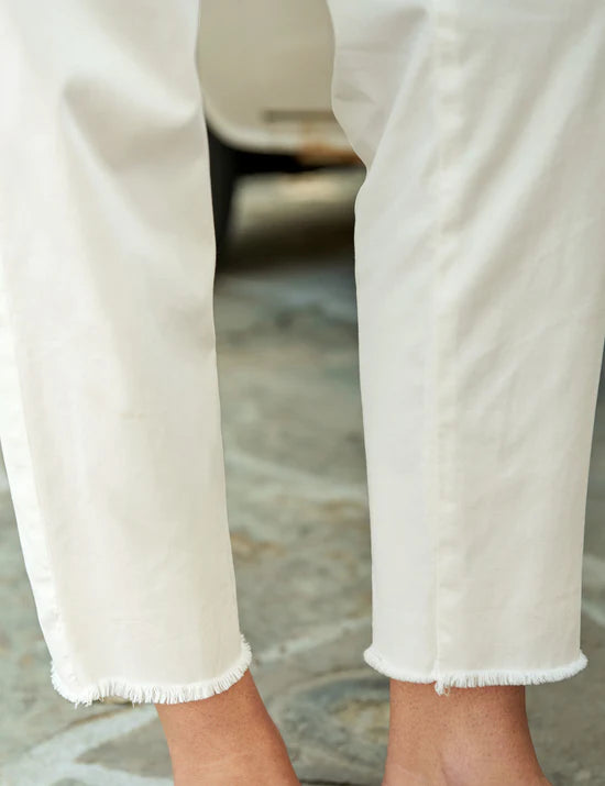 Frank &amp; Eileen Italian Chino Pant In Chalk