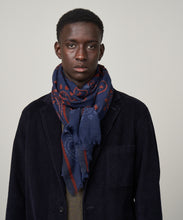 Load image into Gallery viewer, Hartford Scarf Indigo/Red
