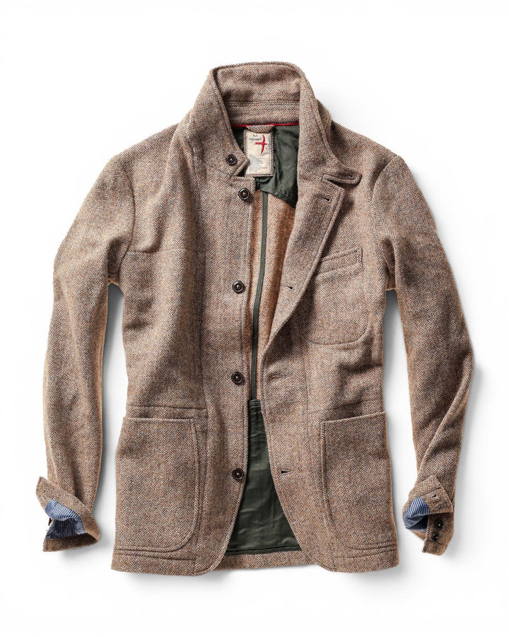 Heritage Trap Blazer In Ash Brown