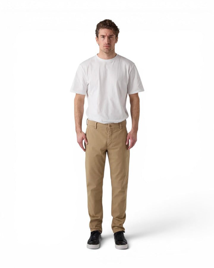 Saburo Russel Pants In Khaki Beige
