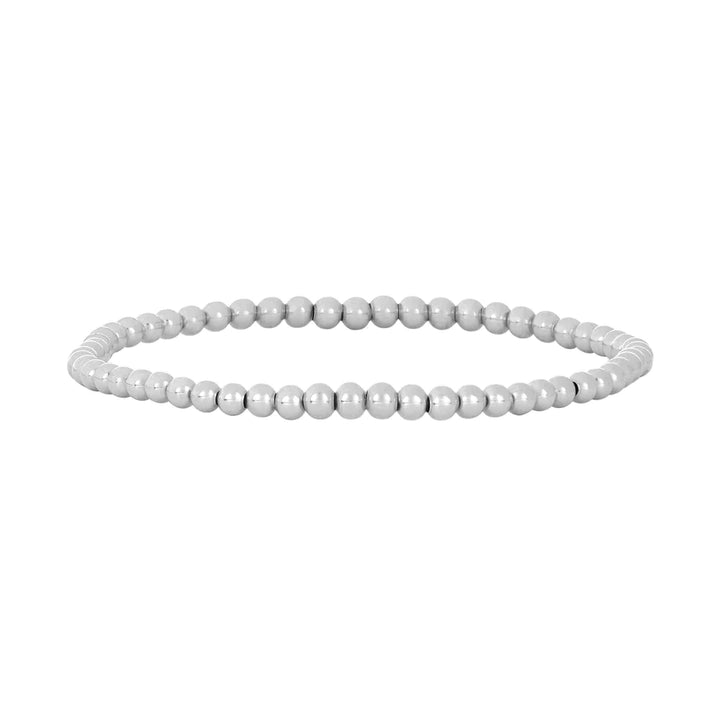 Karen Lazar Beaded Bracelet Sterling Silver Filled