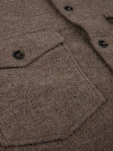 Load image into Gallery viewer, Stenstroms Light Brown Felted Wool Overshirt
