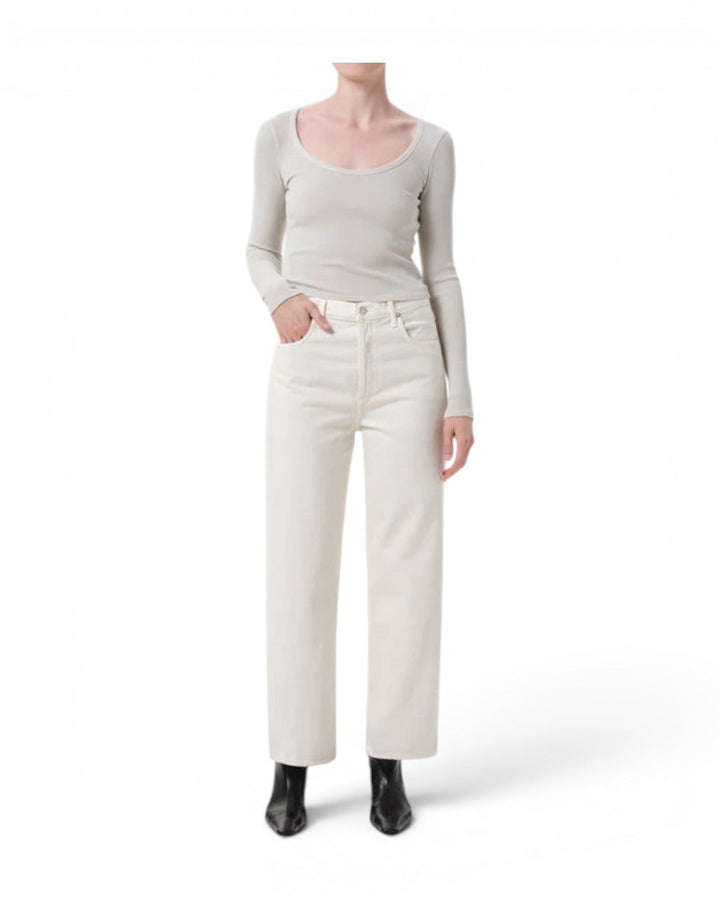 Agolde Women Ren Jean In Brown Rice