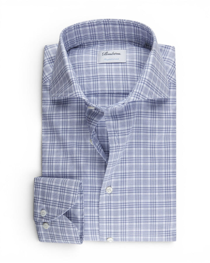 Stenstroms Checked Shirt In Blue