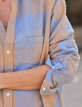 Load image into Gallery viewer, Frank &amp; Eileen Eileen In Blue And Camel Check
