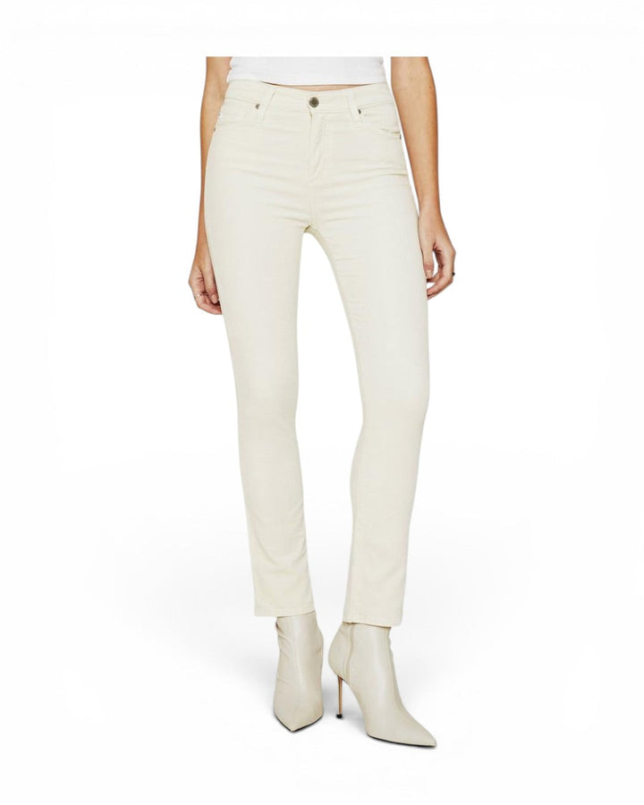 Ag Mari Velvet Jeans In White Cream