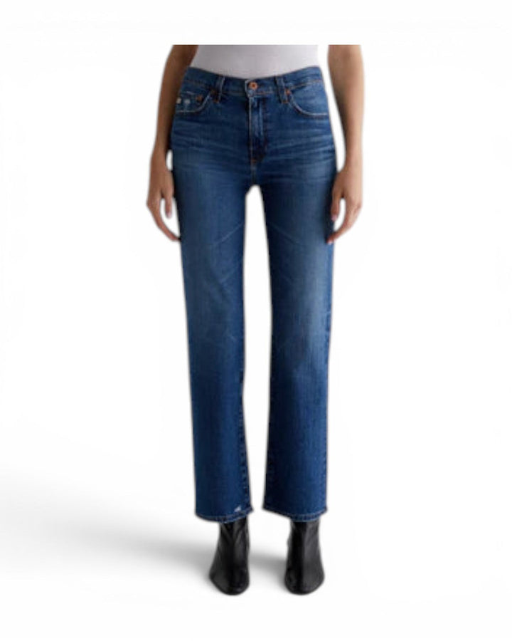 Ag Brinley Mid-Rise Straight Jean In 15 Years Prague