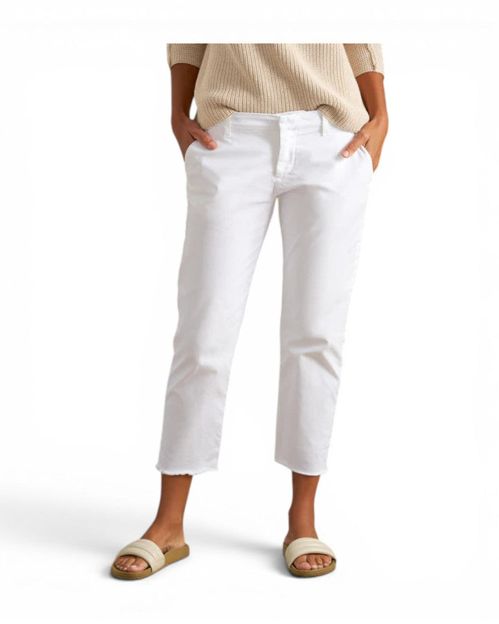 Frank &amp; Eileen Italian Chino Pant In White