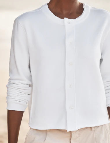 Frank &amp; Eileen Jackie Cardigan in White