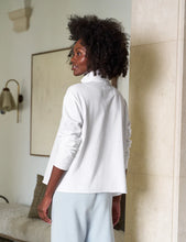 Load image into Gallery viewer, Frank &amp; Eileen Jersey Popover Henley in White
