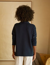 Load image into Gallery viewer, Frank &amp; Eileen Triple Fleece Popover Henley in British Royal Navy
