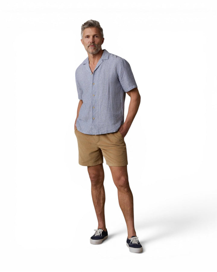Faherty Corduroy Short In Dark Sand