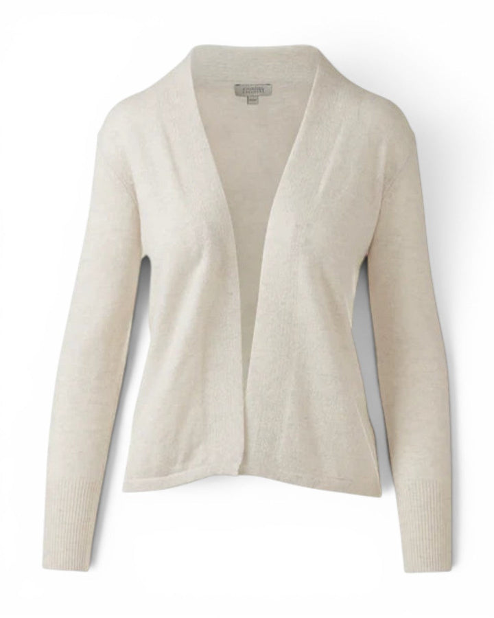 Kinross Easy Open Cardigan In Cloud