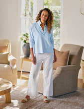 Load image into Gallery viewer, F&amp;E Patrick Popover Henley in Mineral Blue
