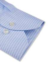 Load image into Gallery viewer, Blue Patterned Twill Shirt
