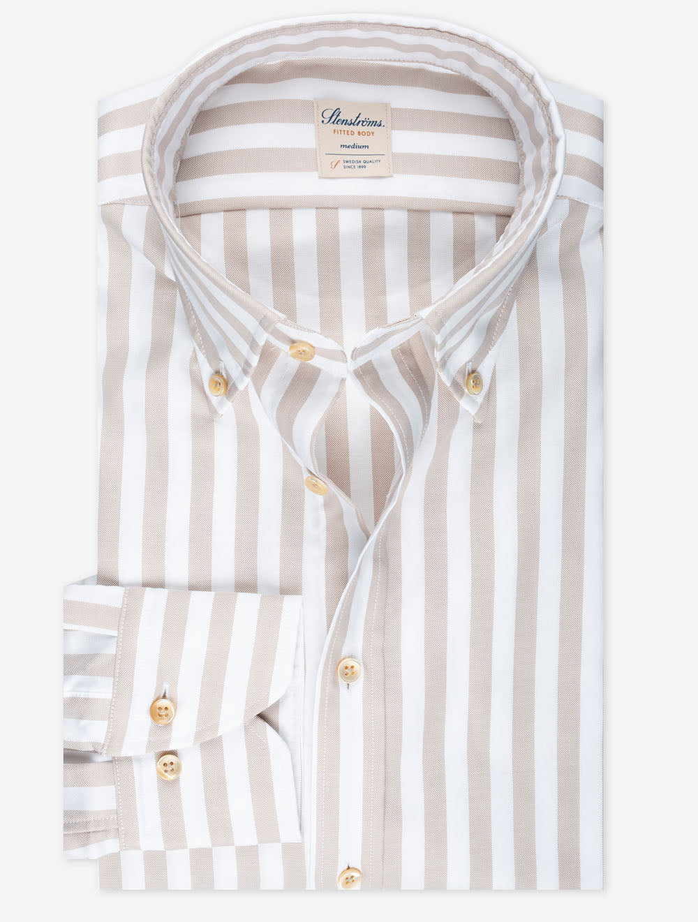 Stenstroms Light Purple Striped Shirt