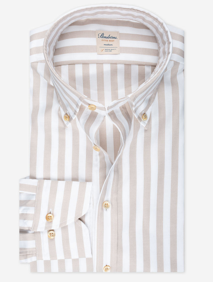 Stenstroms Light Purple Striped Shirt