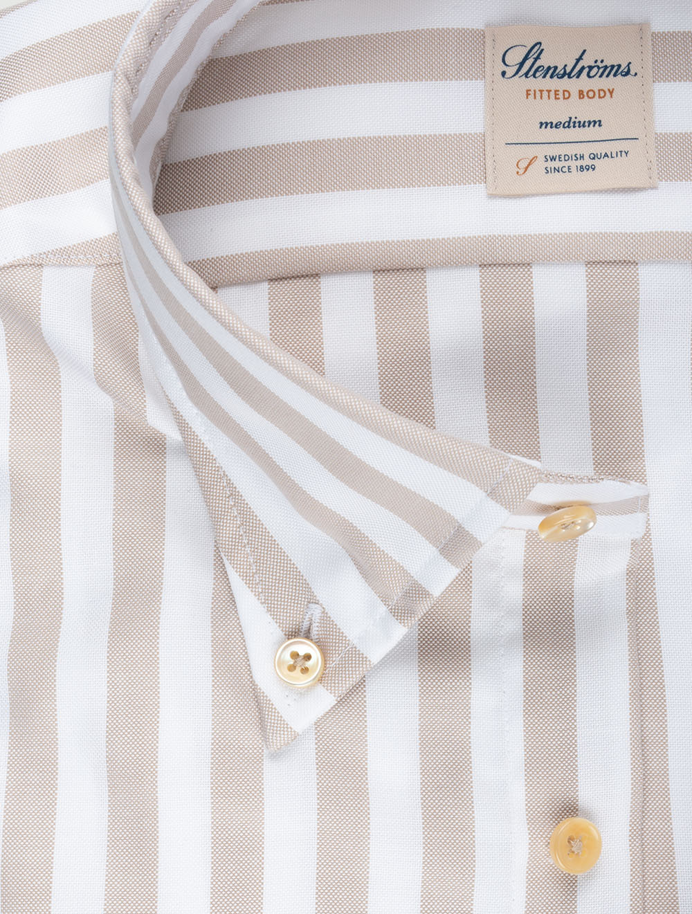 Stenstroms Light Purple Striped Shirt