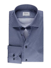 Load image into Gallery viewer, Dark Blue Patterned Twill Shirt
