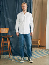 Load image into Gallery viewer, Faherty Men&#39;s Field Knit Utility Shirt in Pure White
