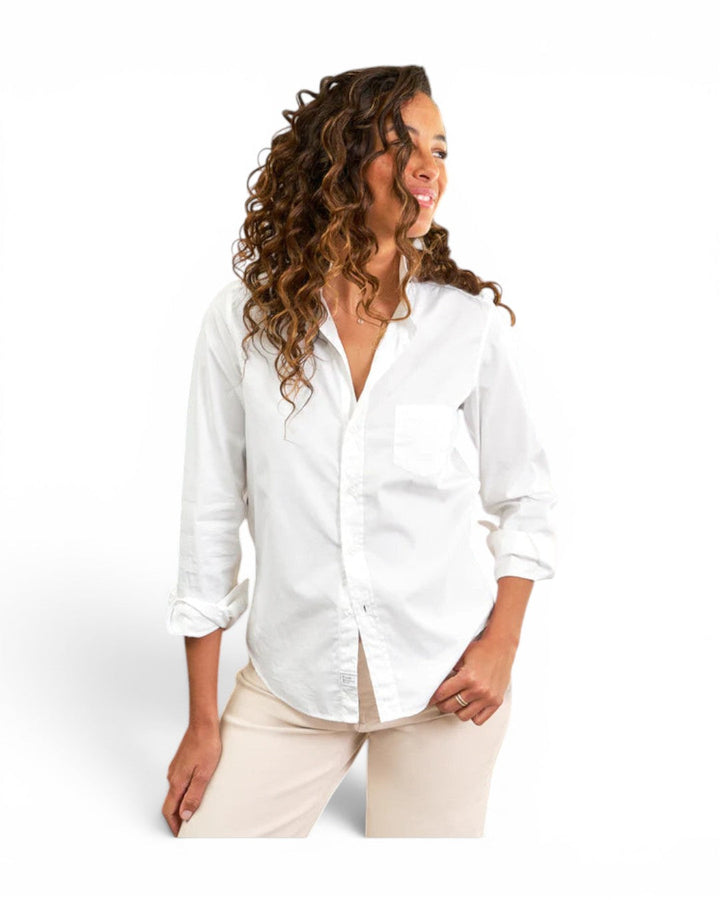 Frank And Eileen Barry Tailored Button Up In White