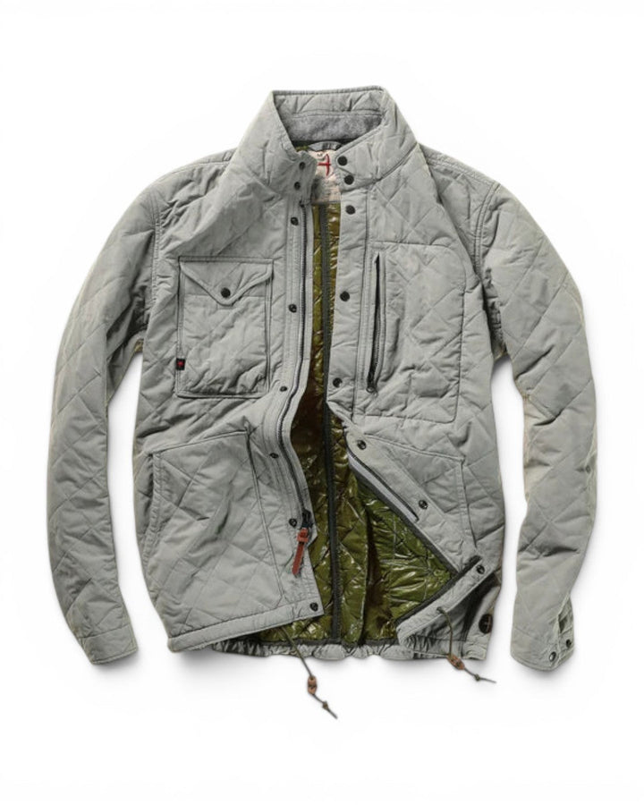Relwen Quilted Tanker In Stone