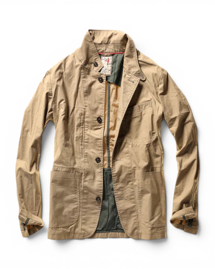 Relwen Flyweight Flex Blazer In British Khaki