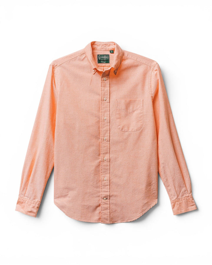 Gitman Vintage Oxford Shirt In Orange